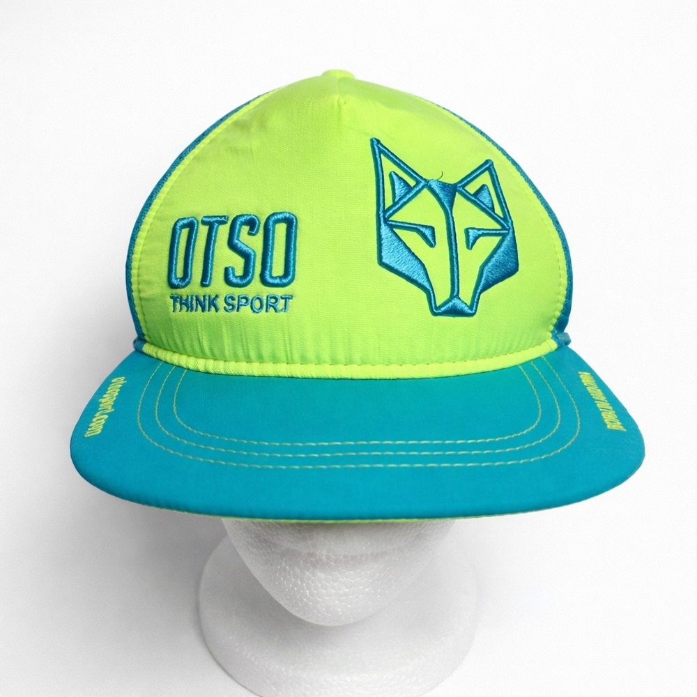 OTSO Think Sport Cycling Hat Yellow/Blue Medium